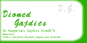 diomed gajdics business card